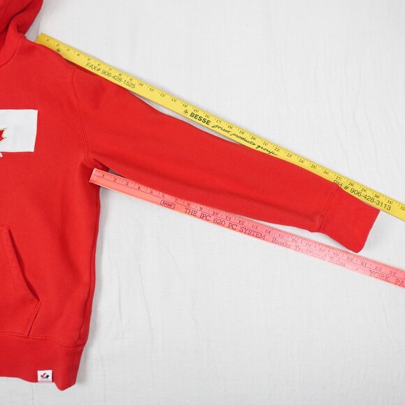 NIKE Team Canada Hoodie Adult Large Embroidered Molson Canadian Hockey Shirt - Picture 12 of 13